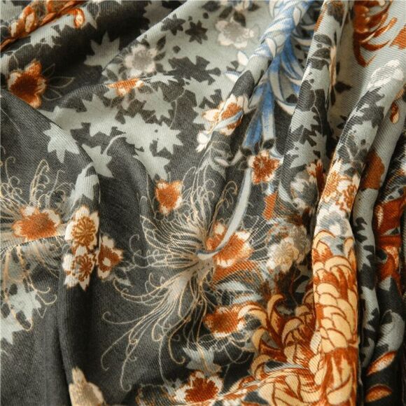 2/$30 Elegant Stylish Ladies Floral Scarf - Picture 3 of 7
